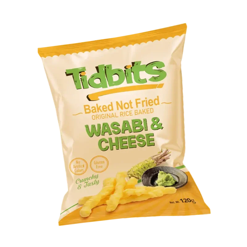 Tidbits WASABI & CHEESE chips